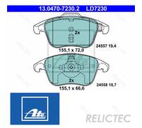 Front Brake Pads Set for Peugeot Citroen:208,DS5,DS4,308 SW,5008 425477 E172338