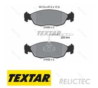 Front Brake Pads Set for Peugeot Citroen:306,SAXO,106 II 2 425315 425103 425316