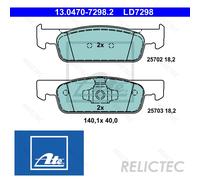 Front Brake Pads Set for Renault Dacia Smart:LOGAN,II 2,SANDERO,Clio IV 4