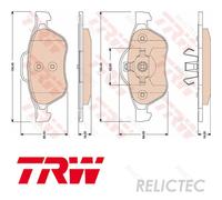 Front Brake Pads Set for Renault:LAGUNA III 3,WIND,II 2,TWINGO II 2 8671016178