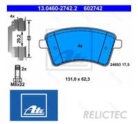 Front Brake Pads Set for Renault MB:KANGOO,/ GRAND,CITAN 410601334R 7701210110