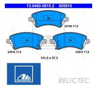 Front Brake Pads Set for Toyota:COROLLA 04465-02130 04465-02061
