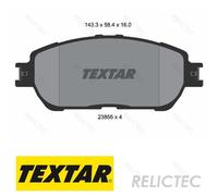 Front Brake Pads Set for Toyota Lexus:ALPHARD,CAMRY,SIENNA,ES,AVALON,PREVIA