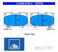 Front Brake Pads Set for Toyota Lexus:LAND CRUISER 100,LX 04465-60230