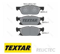 Front Brake Pads Set Ford Lincoln:EDGE,S-MAX,GALAXY,MKX E1GC2K021AC 1884555
