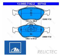 Front Brake Pads Set Ford Mazda:FIESTA V 5,IV 4,2,FUSION,121,KA,PUMA,STREET KA