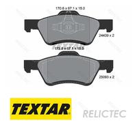 Front Brake Pads Set Ford Mercury Mazda:ESCAPE,MARINER,TRIBUTE,MAVERICK 4918698