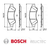 Front Brake Pads Set Ford:RANGER 1723538