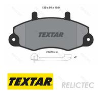 Front Brake Pads Set Ford:TRANSIT 1074971 92VB2K021AD 92VB2K021AE 93VX2K021AB