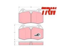 FRONT BRAKE PADS SET GDB1269 TRW I
