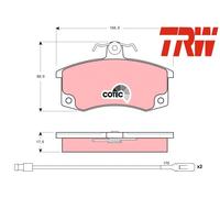 FRONT BRAKE PADS SET GDB1446 TRW I