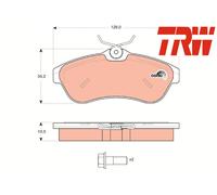 FRONT BRAKE PADS SET GDB1496 TRW I