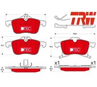 FRONT BRAKE PADS SET GDB1668DTE TRW I