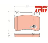 FRONT BRAKE PADS SET GDB1693 TRW I