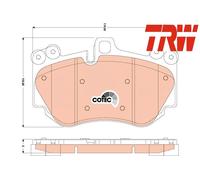 FRONT BRAKE PADS SET GDB1764 TRW I