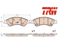 FRONT BRAKE PADS SET GDB2005 TRW I