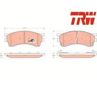 FRONT BRAKE PADS SET GDB3209 TRW I