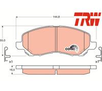 FRONT BRAKE PADS SET GDB3287 TRW I