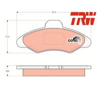 FRONT BRAKE PADS SET GDB897 TRW I