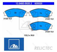 Front Brake Pads Set Honda:CIVIC IV 4,VI 6,CONCERTO,CRX II 2,II 2 45022-SH3-G31