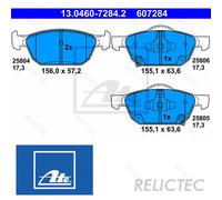 Front Brake Pads Set Honda:CIVIC IX 9,Civic X 10,VIII 8 45022-TV0-E02