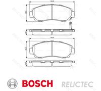 Front Brake Pads Set Honda:CR-V III 3,PILOT,II 2,ODYSSEY 45022-SA0-660
