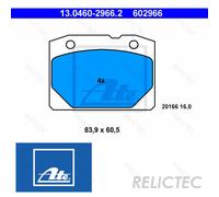 Front Brake Pads Set Lada:ZHIGULI,NOVA,RIVA,TOSCANA 2101-3501089 2101-3501090