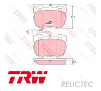 Front Brake Pads Set Land Rover Carbodies:RANGE ROVER I 1,DISCOVERY I 1 STC3765