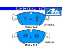 ATE Brake Pad Set 13.0460-7334.2 - Disc brake for AUDI A7 Sportback, A6 C7 Avant, A8 D4