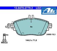 Brake pads 13.0470-2779.2 ATE for MERCEDES-BENZ INFINITI