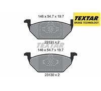 FRONT BRAKE PADS SET LEFT & RIGHT SIDE 2313001 TEXTAR I