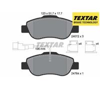 FRONT BRAKE PADS SET LEFT & RIGHT SIDE 2407202 TEXTAR I