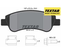 FRONT BRAKE PADS SET LEFT & RIGHT SIDE 2410101 TEXTAR I
