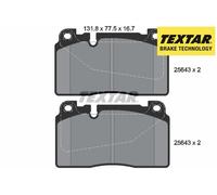 FRONT BRAKE PADS SET LEFT & RIGHT SIDE 2564301 TEXTAR I