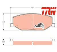 FRONT BRAKE PADS SET LEFT & RIGHT SIDE GDB383 TRW I