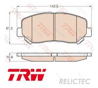 Front Brake Pads Set Mazda:CX-5 K0Y1-33-28ZA K0Y13323Z KDY93328Z K0Y13328Z