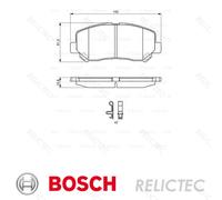 Front Brake Pads Set Mazda:CX-5 KDY93328Z K0Y13328ZA