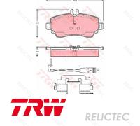 Front Brake Pads Set MB:414,VANEO A4144200220 4144200220