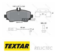Front Brake Pads Set MB:414,VANEO A4144200220 4144200220