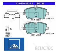 Brake pads 13.0470-2726.2 ATE for MERCEDES-BENZ C-CLASS T-Model C-CLASS CLK SLK