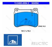 ATE 13.0460-4994.2 Brake pad set