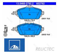 Front Brake Pads Set MB:S205,W205,A205,C205,W213,S213,C,E A0084203720 0084203620