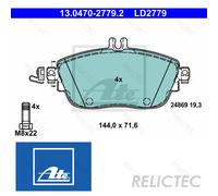 Front Brake Pads Set MB:W176,W246 W242,C117,X156,X117,CLA,A,B,GLA 0084200620