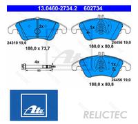 Front Brake Pads Set MB:W212,S212,C207,W204,A207,C218,S204,X218,R172,C204,E,C