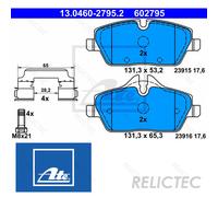 ATE Brake pad set BMW,MINI 13.0460-2795.2 34106863292,34106884263,34116860016 34106863292,34106884263,34116860016