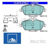 Brake pads 13.0470-2795.2 ATE for MINI BMW