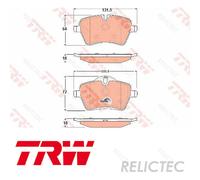 Front Brake Pads Set Mini:MINI Cooper,COUNTRYMAN,Paceman,CLUBMAN 9804735 2289146