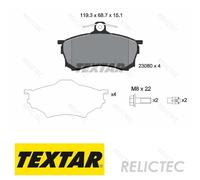 Front Brake Pads Set Mitsubishi:CARISMA MR290240 MR407944 X3511004 MR249240