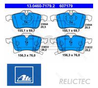 ATE 13.0460-7179.2 Brake pad set