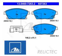 Front Brake Pads Set Opel Vauxhall Chevrolet:ASTRA J,Mk VI 6,CRUZE,MOKKA X